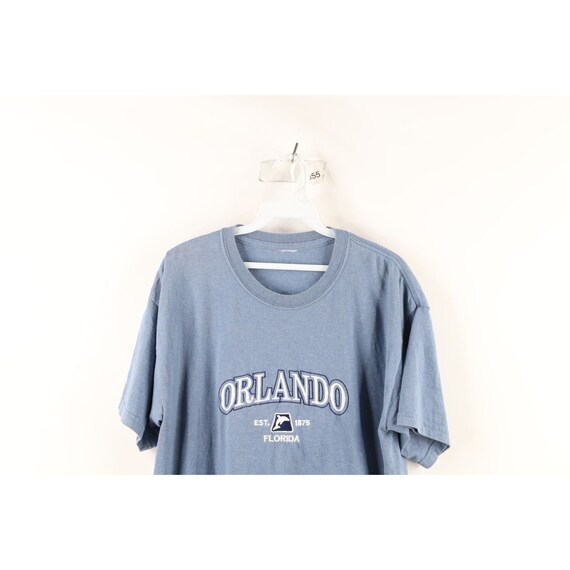 90s Streetwear Mens Medium Faded Spell Out Orland… - image 2