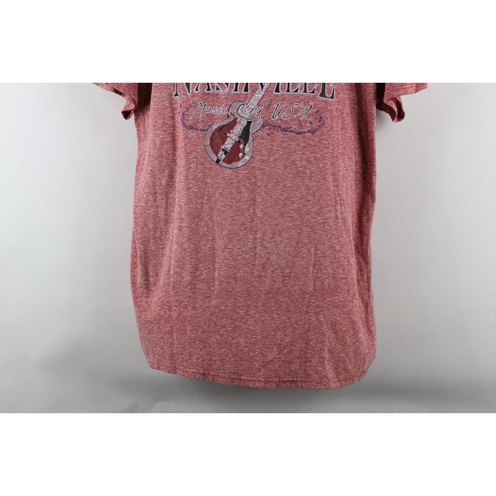 90s Streetwear Mens Large Distressed Spell Out Nashville