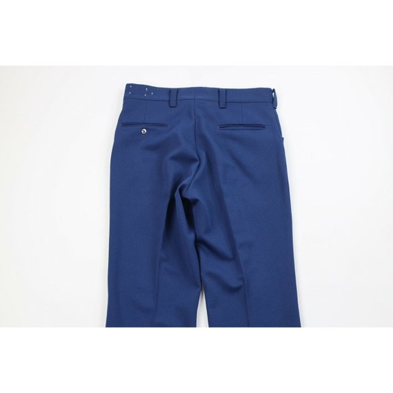 70s Streetwear Mens 32x32 Knit Flared Bell Bottom… - image 6