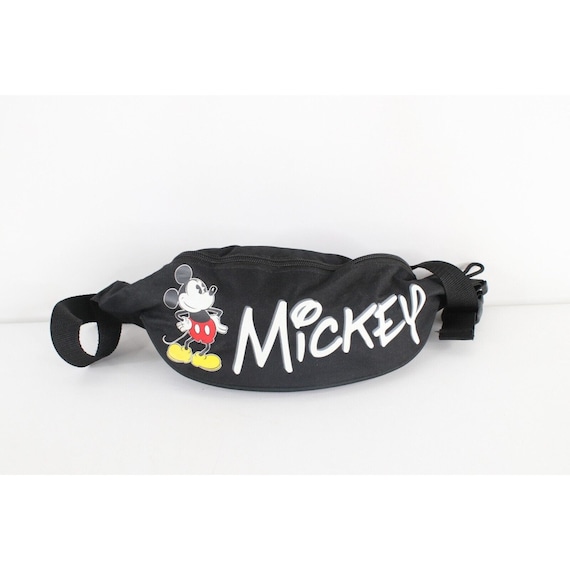 90s Disney Spell Out Big Logo Mickey Mouse Fanny … - image 1