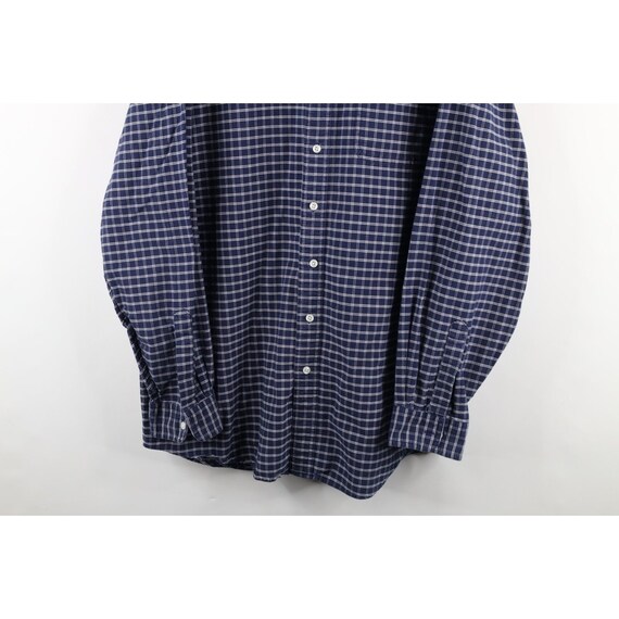 90s LL Bean Mens XLT Faded Collared Button Down S… - image 3