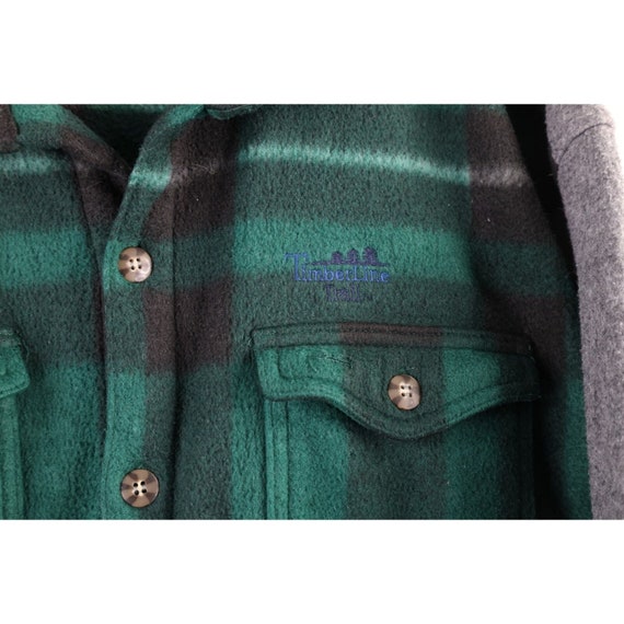 90s Streetwear Mens Small Color Block Collared Fl… - image 5