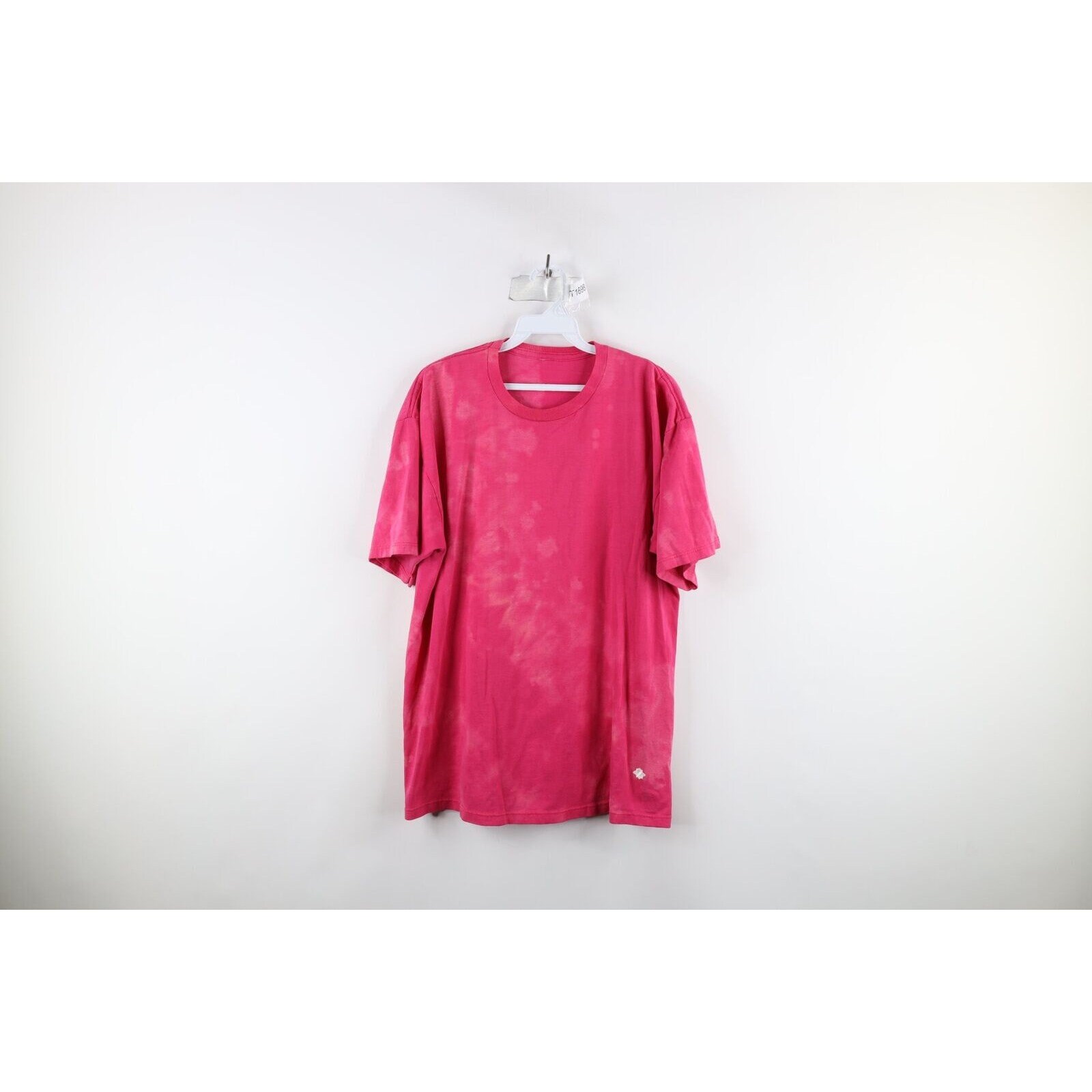 90s Streetwear Womens Large Distressed Blank Acid Wash T-Shirt Pink, Vintage Acid Wash T-Shirt, Womens Vintage T-Shirt, 1990s Blank T-Shirt