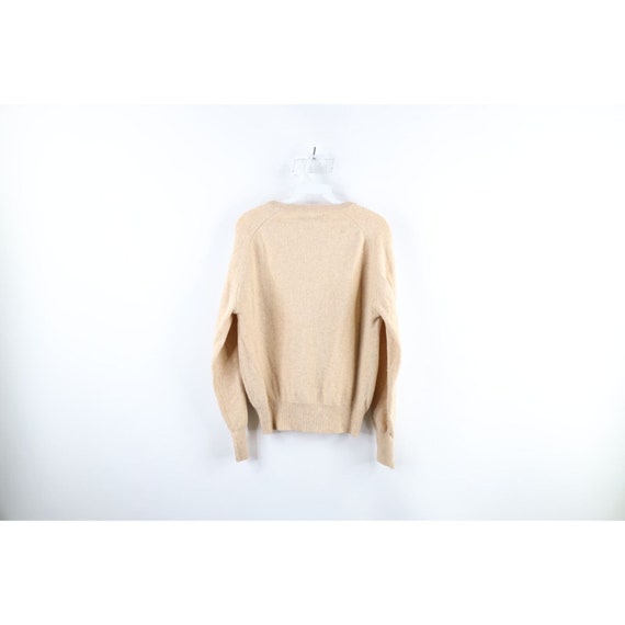 70s Streetwear Womens Medium Blank Lambswool Knit… - image 5