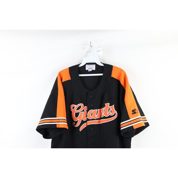 VTG 90s Starter San Francisco Giants Satin Button Jacket