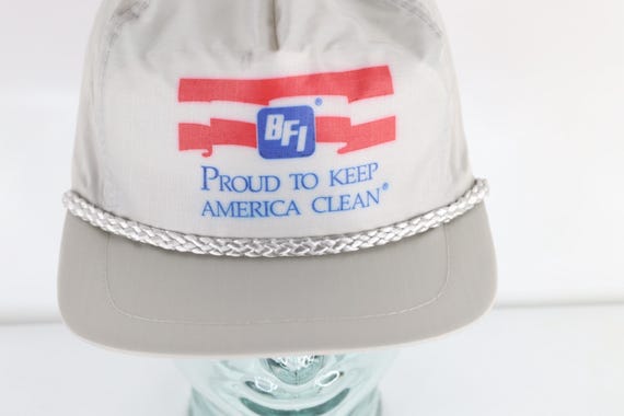 Deadstock Vintage 80s Sportcap Supreme BFI Waste Recycling Ripstop Hat Cap Gray Vintage BFI Waste Company Hat 1980s Ripstop Hat 1980s Hat Etsy Canada