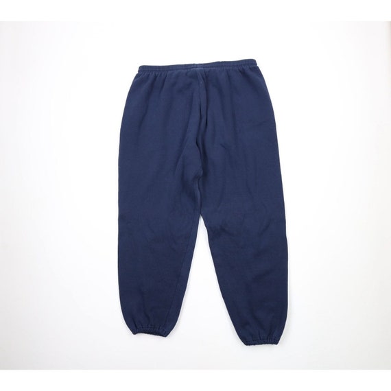 90s Streetwear Mens XL Faded Blank Sweatpants Jog… - image 5