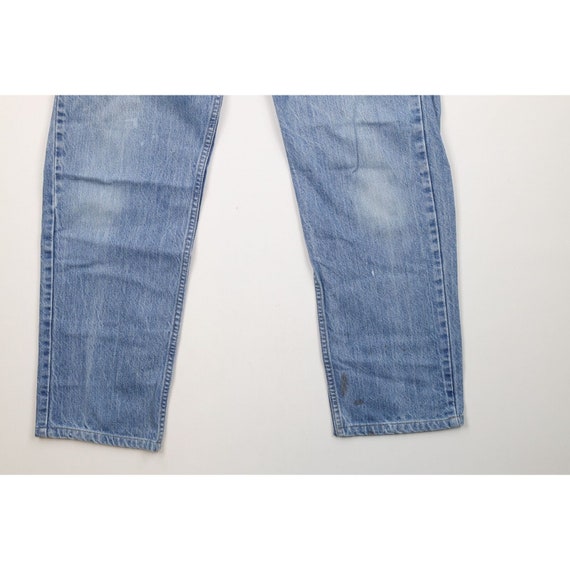90s Streetwear Mens 34x30 Distressed Straight Leg… - image 4