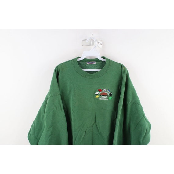 90s NASCAR Mens 2XL Faded Charlotte Motor Speedwa… - image 2