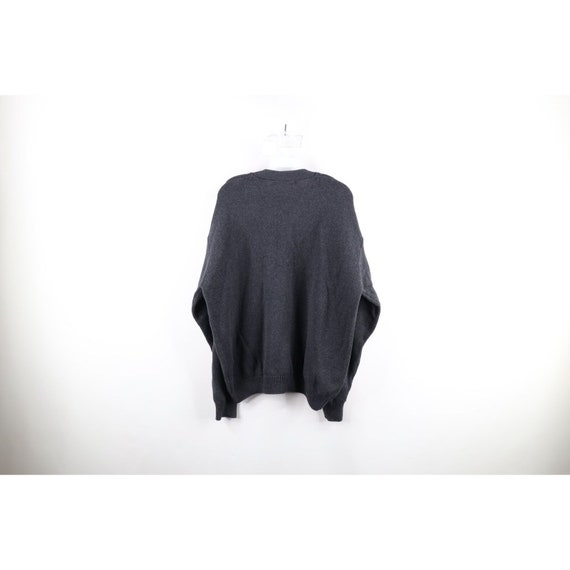 90s Streetwear Mens XL Faded Blank Knit Kurt Coba… - image 5