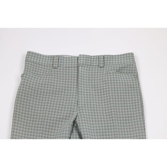 60s 70s Streetwear Mens 36x34 Distressed Knit Wide Leg Bell