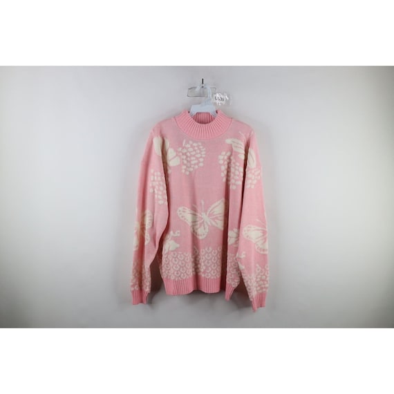 90s Streetwear Womens XL Fairy Kei Kawaii Butterfl