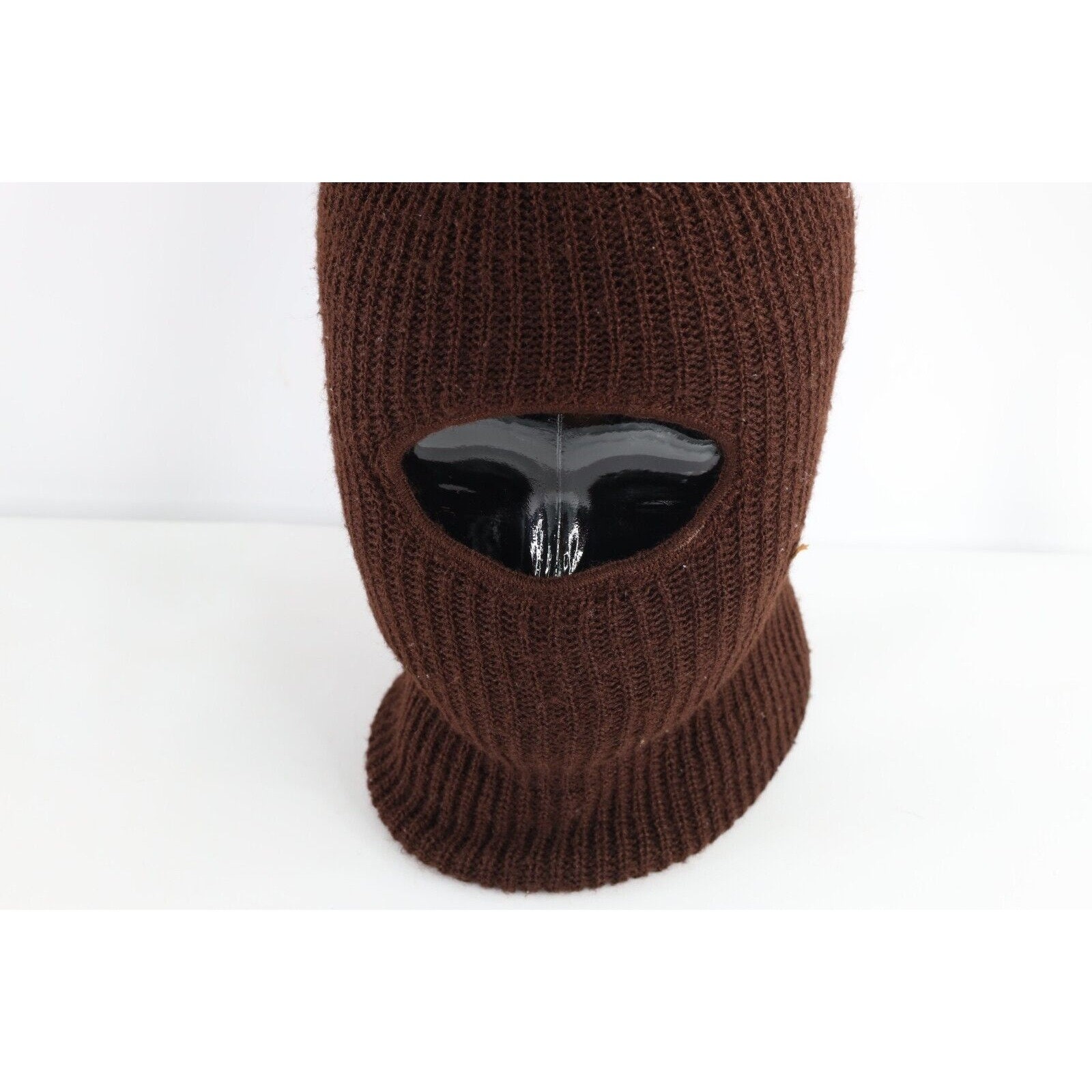 90s Streetwear Distressed Chunky Ribbed Knit One Hole Winter 90s Streetwear Distressed Chunky Ribbed Knit One Hole Winter