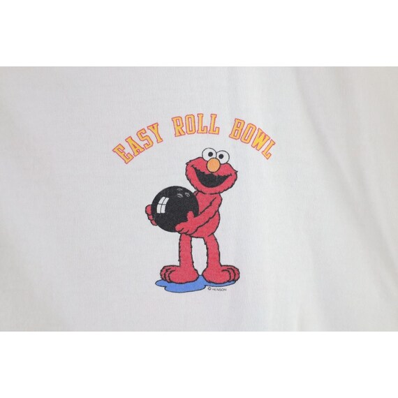 90s Seasame Street Mens Large Spell Out Elmo Easy… - image 4