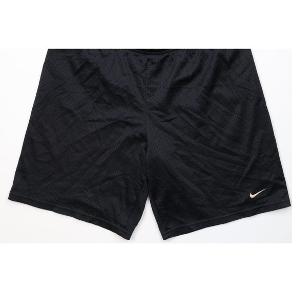 90s Nike Mens Large Mini Swoosh Above Knee Mesh S… - image 3