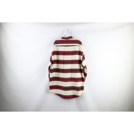 90s Tommy Hilfiger Mens XL Striped Color Block Co… - image 8