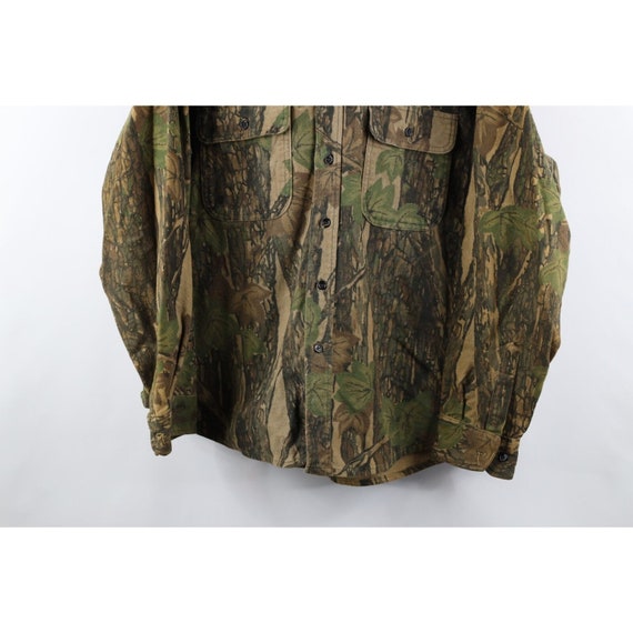 90s Streetwear Mens 2XL Trebark Camouflage Chamoi… - image 3