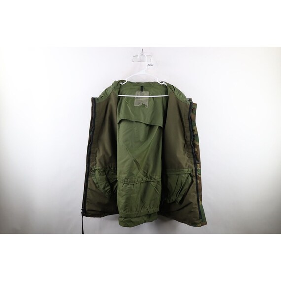 90s Alpha Industries Mens Medium Long Camouflage Cold