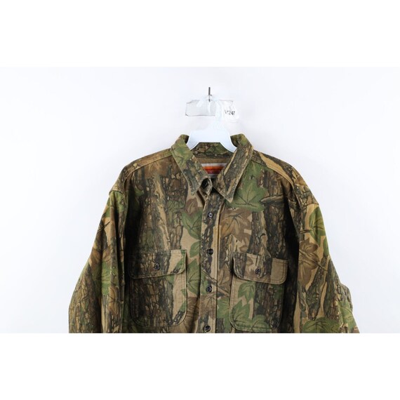 90s Streetwear Mens 2XL Trebark Camouflage Chamoi… - image 2