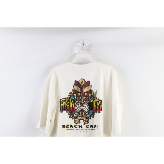 90s Streetwear Mens XL Spell Out Freaky Tiki Beac… - image 9