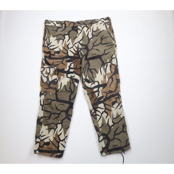90s trival camoflage cargo pants
