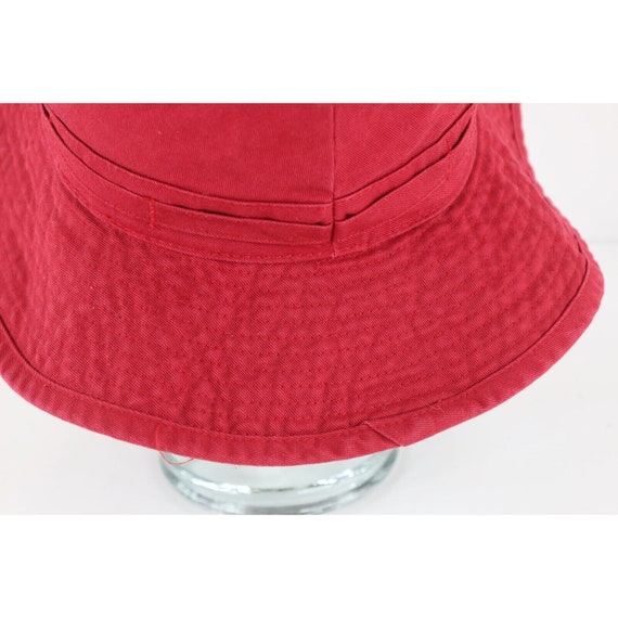 90s Streetwear Faded Blank Bucket Boonie Hat Cap … - image 5
