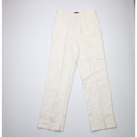 90s Streetwear Mens Size 36x35 Pleated Wide Leg L… - image 1