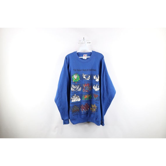 90s Streetwear Womens One Size Twelve Days of Chr… - image 1