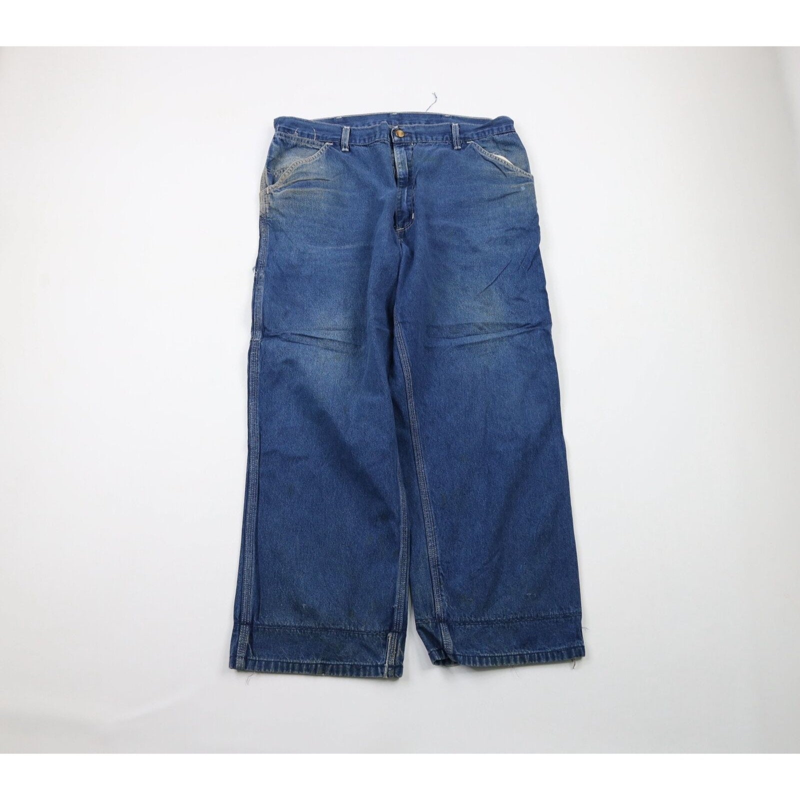 90s Levi's USA製品 501 xx 90s Levis 501xx Mens 38x32 Distressed Button Fly Original