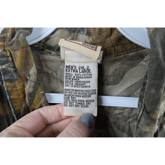 90s Woolrich Mens 2XL Faded Realtree Camouflage S… - image 8
