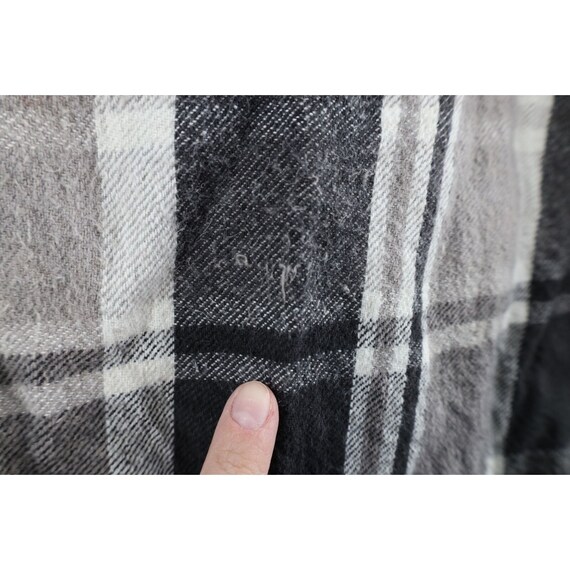 90s Streetwear Mens 2XL Faded Heavyweight Flannel… - image 6