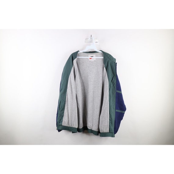 90s Nike Mens Size XL Mini Swoosh Lined Windbreak… - image 9