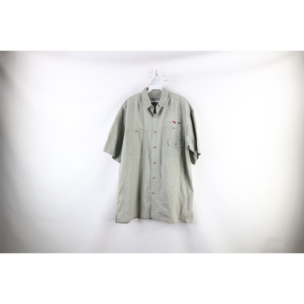 Chemise De Pêche Homme Gillz Deep Sea Green - Taille S - Tissu Tissé
