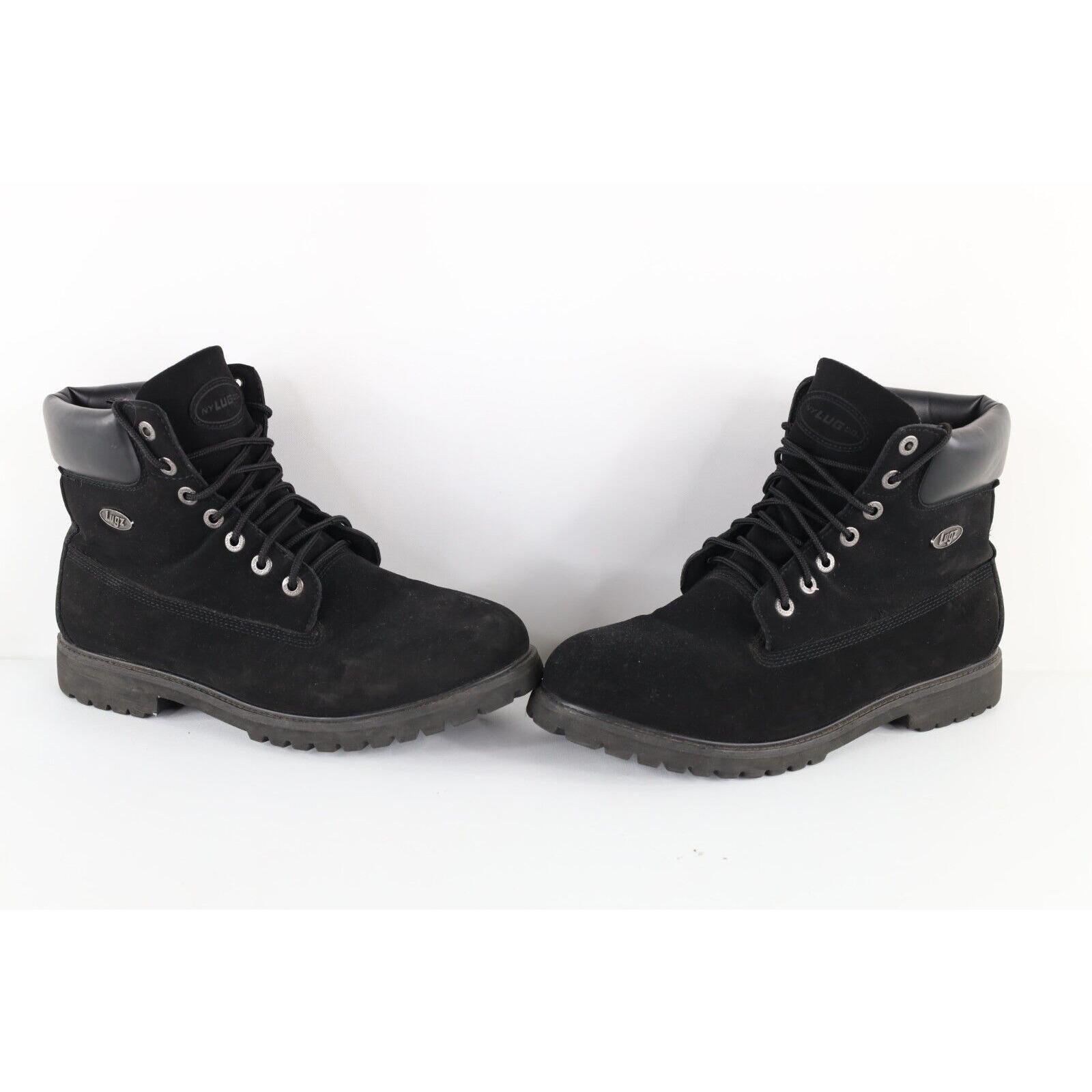 90s Lugz Boots Mens Size 10.5 W Suede Leather Work Boots 90s Lugz Boots Mens Size 10.5 W Suede Leather Work Boots
