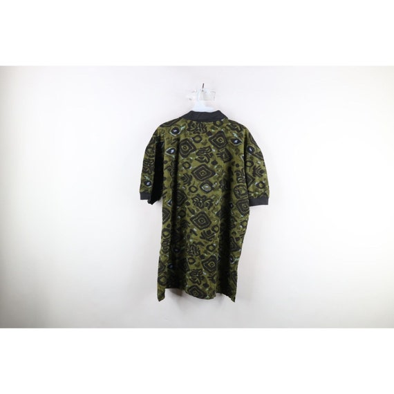 90s Streetwear Mens Large Faded Abstract Baggy Fi… - image 5