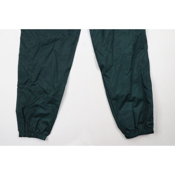 90s Streetwear Mens XL Blank Waterproof Nylon Jog… - image 8