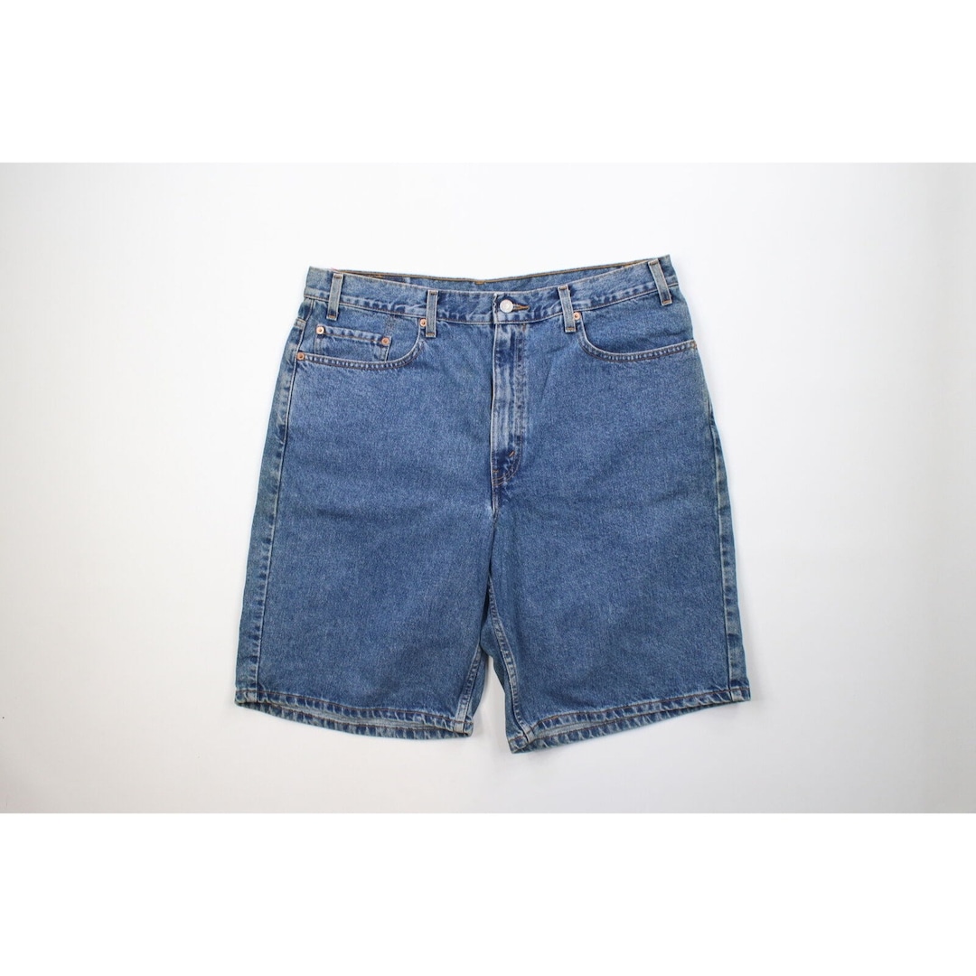 パンツ Levi's 550 buggy denim jorts 90s 00s 90s Levis 550 Mens 38 Distressed Relaxed Fit Denim Jean