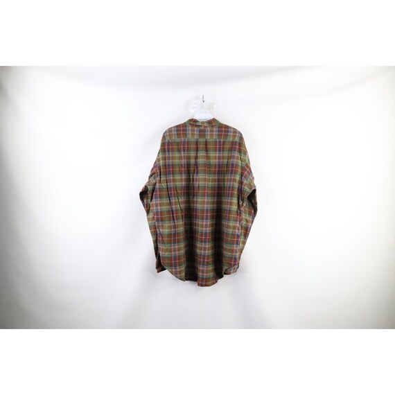 90s Ralph Lauren Mens XL Classic Fit Rainbow Plai… - image 6