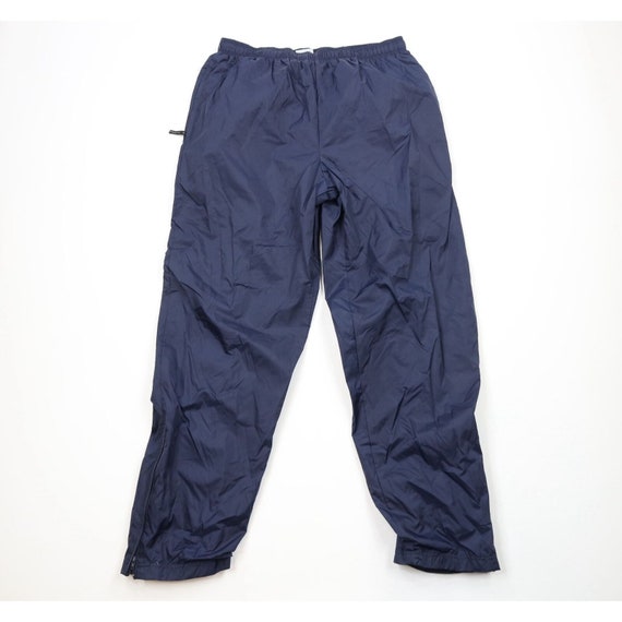 90s Streetwear Mens Large Blank Lined Wide Leg Nylon Windbreaker Pants Vintage Blank Wide Leg Pants 1990s Windbreaker Pants Vintage Pants Etsy