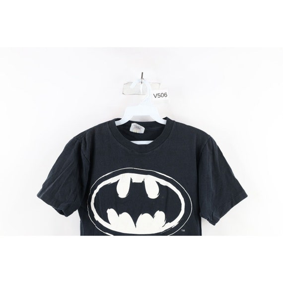 90s Boys XL Faded Spell Out Batman Returns Movie … - image 2