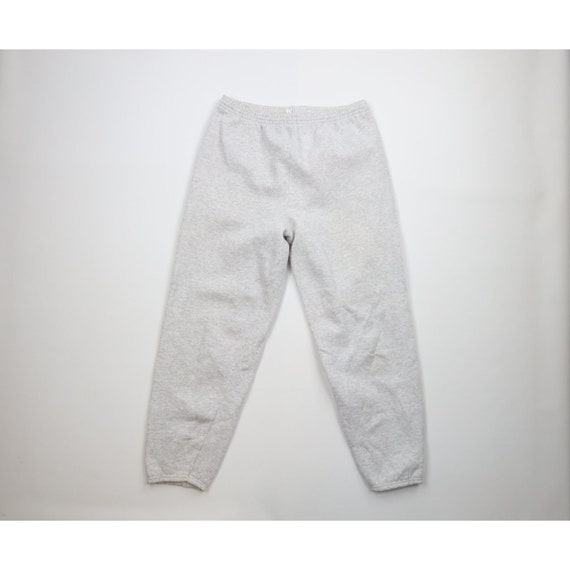 90s Streetwear Mens XL Blank Cuffed Sweatpants Jo… - image 1
