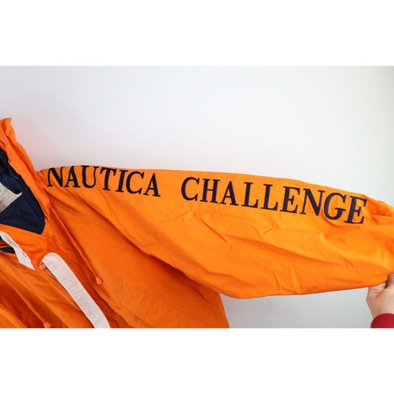 90s Nautica Challenge Mens Medium Distressed J Cl… - image 4