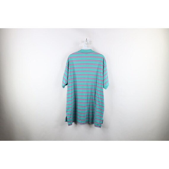 90s Ralph Lauren Mens XL Faded Striped Collared G… - image 6