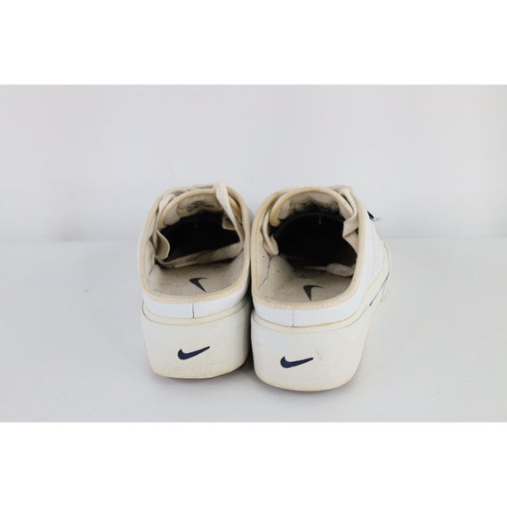 Y2K 2002 Nike Womens Size 8 Distressed Leather Pl… - image 7