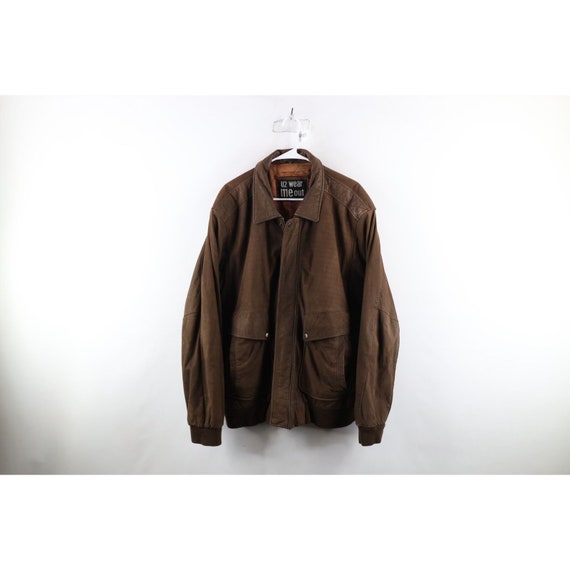 Suede leather bomber jacket - Gem