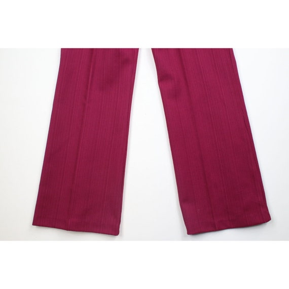 60s 70s Streetwear Womens 16 Ribbed Knit Wide Leg… - image 10