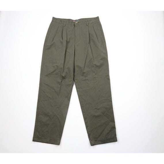 90s Chaps Ralph Lauren Mens 32x30 Faded Pleated Cuffed Chino 90s Chaps Ralph Lauren Mens 32x30 Faded Pleated Cuffed Chino