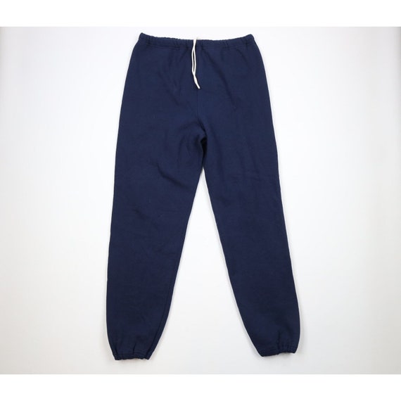 90s Russell Athletic Mens 2XL XXL Faded Blank Sweatpants Joggers Blue USA Vintage Blank Russell Athletic Joggers 1990s Blank Sweatpants Etsy UK