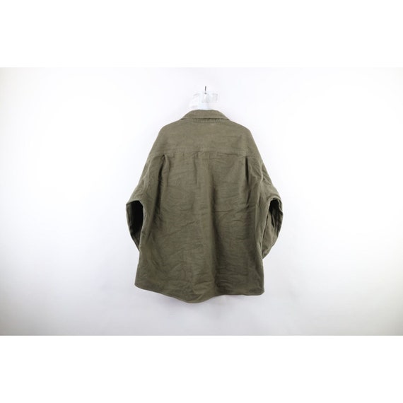 90s Woolrich Mens XL Faded Heavyweight Chamois Cl… - image 9