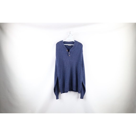 Men's cotton henley sweater cheap